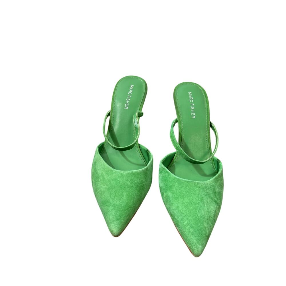 Marc Fisher Green Pointed Toe Heels Sz 9.5
